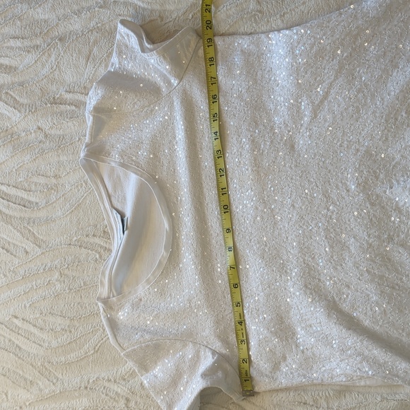 EUC vintage Christopher & Banks Sparkle Tee Shirt - Picture 9 of 10